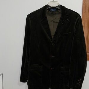 Polo by Ralph Lauren Dark Olive Green Corduroy Blazer